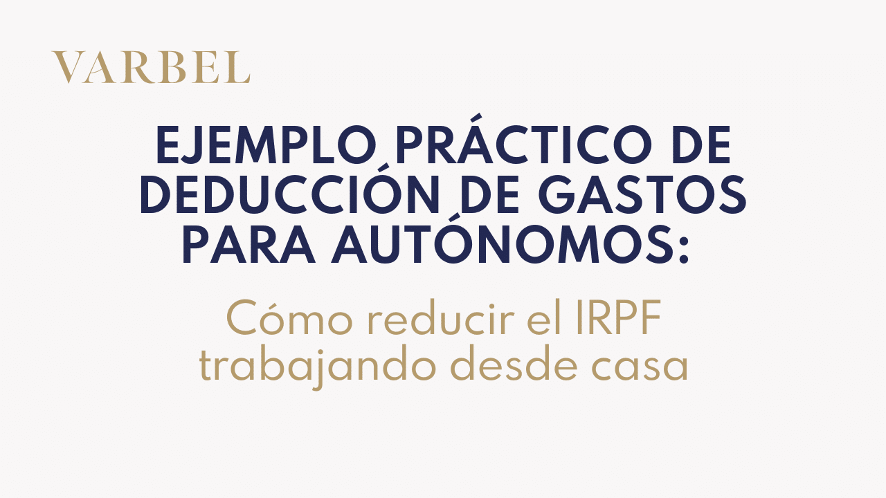cómo reducir el IRPF trabajando desde casa